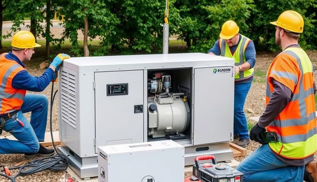 نصب ژنراتور