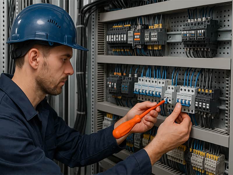 نصب تابلو برق صنعتی